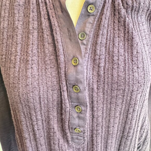 Meadow Rue Anthropologie Plum Blouse Shirt - Picture 5 of 8